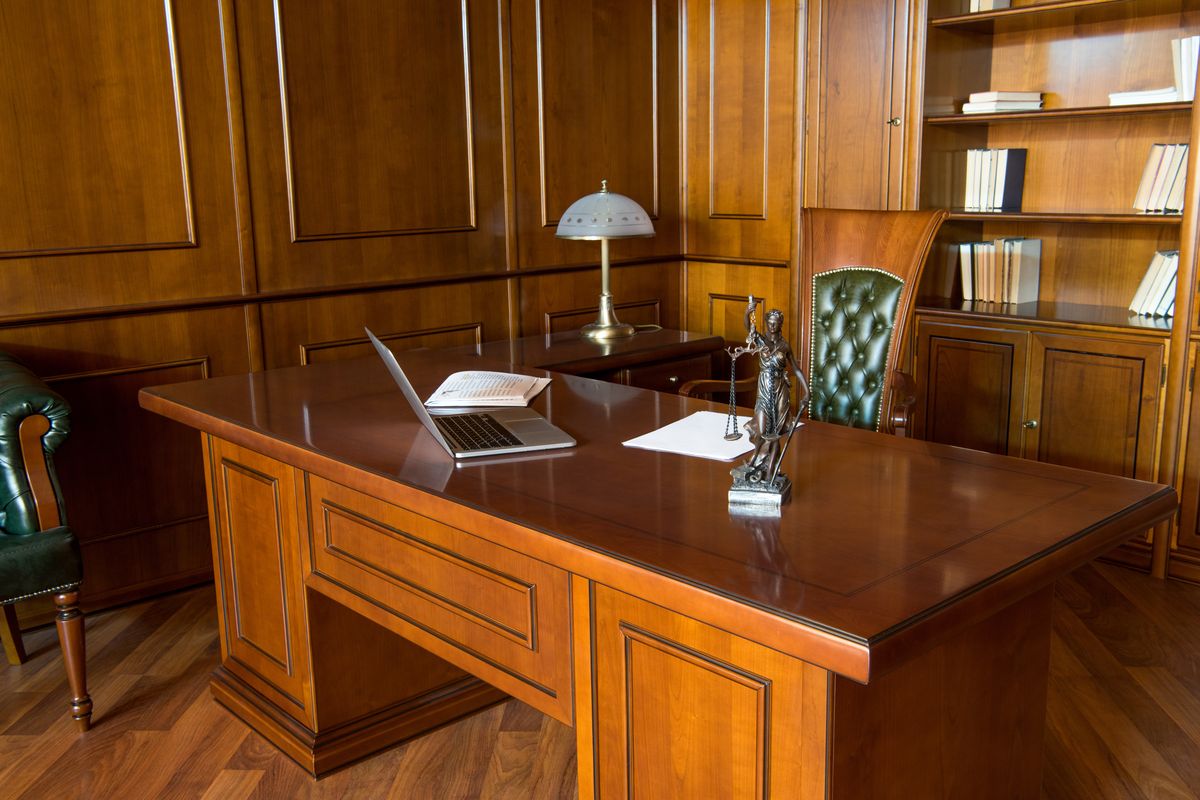 Sala de escritório de advocacia, foto ilustrativa